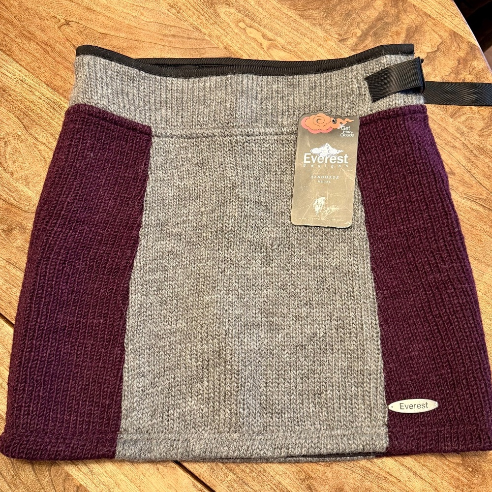 Everest Designs Handmade Nepal Knit Skirt Cami mini skirt MS 15101 Small Purple